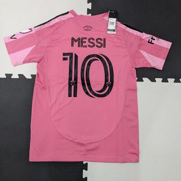 Messi #10 Inter Miami CF 25/26 Home Pink Adidas Jersey - Picture 2 of 12